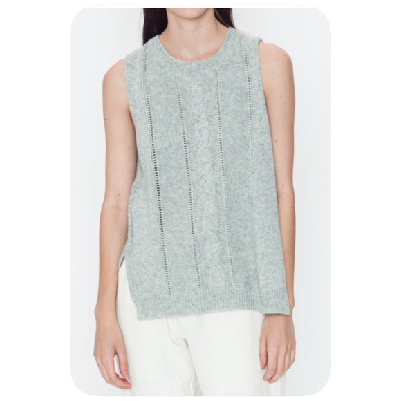 Angora sleeveless Top🌿 - Picture 3 of 4