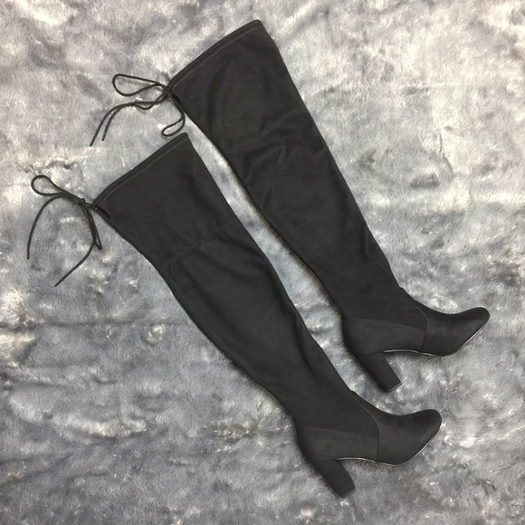 🚫Sold🚫🌚Suede Over The Knee Boots - Picture 2 of 4