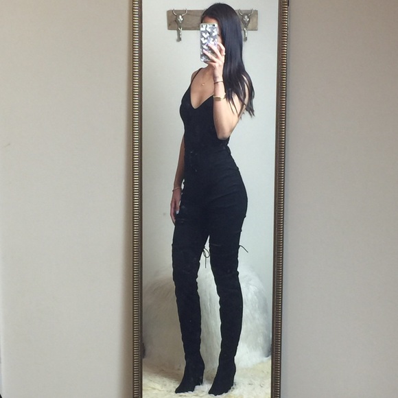 🚫Sold🚫🌚Suede Over The Knee Boots - Picture 4 of 4