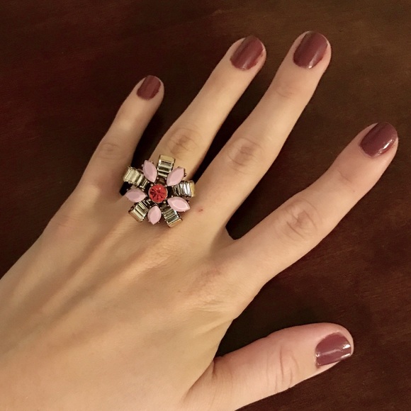 Jcrew Jeweled Flower Statement Ring (8)