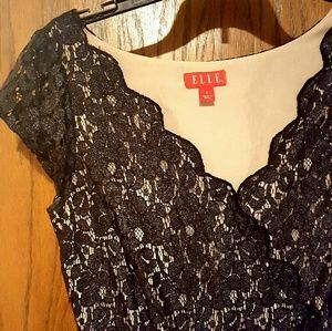 Elle Size 2 Black Lace Dress