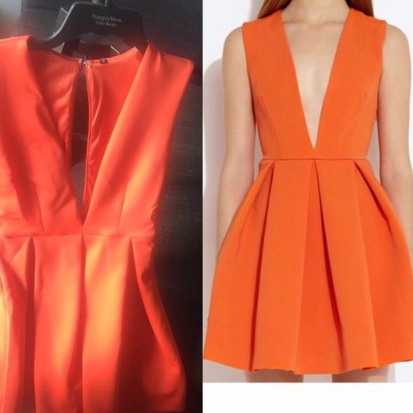 V cut Cocktail dress