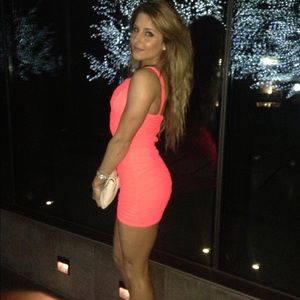 Australian Kookai Dress- bodycon with mesh