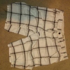 Mens plaid shorts