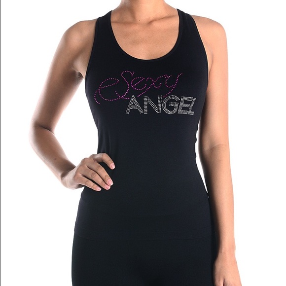 Racer back sexy angel top tank shirt seamless - Picture 1 of 2