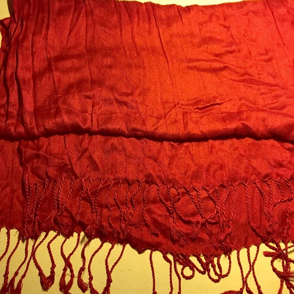 Red scarf