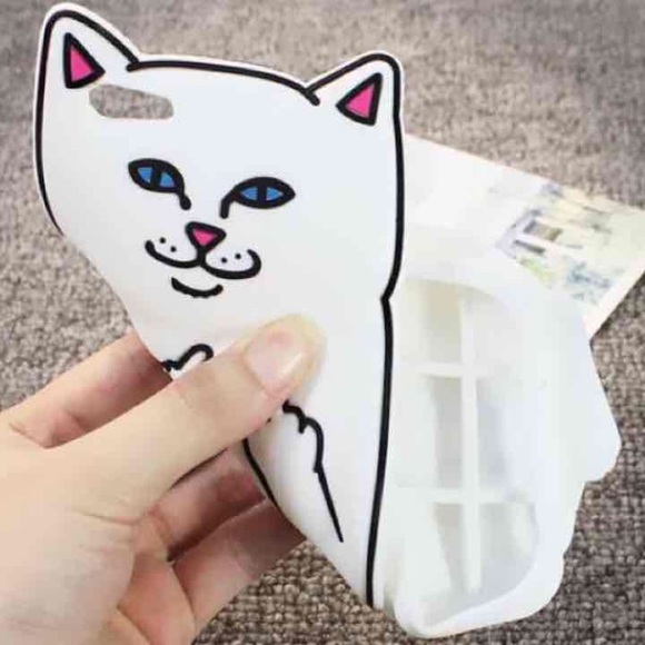 LAST ONE‼️ iPhone 6 Plus White Cat Case - Picture 3 of 4