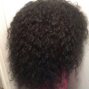Curly virgin upart wig