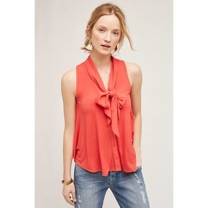 { SALE } ANTHROPOLOGIE | FRONT TIE BLOUSE