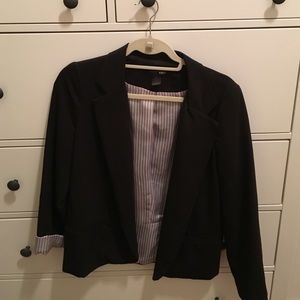 Aqua black blazer