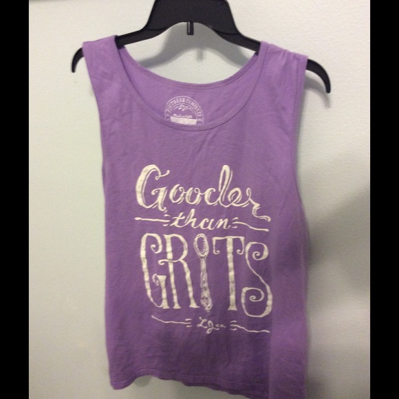 Lauren James Gooder than Grits tank top.
