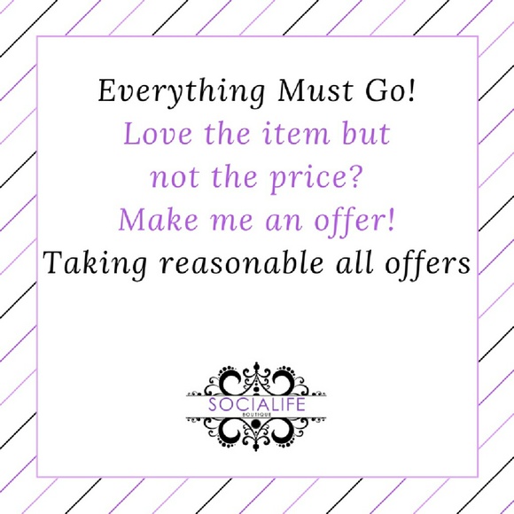 Everything must go!