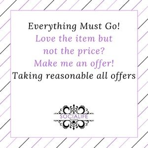 Everything must go!