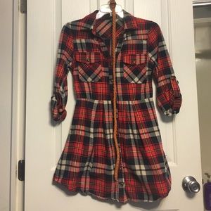 Plaid Tunic