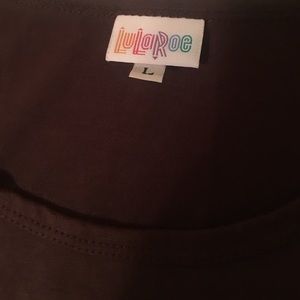 LaLaRoe brown Irma top