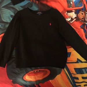 Ralph Lauren black crew neck sweatshirt
