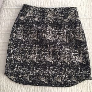Banana Republic skirt.  Black tweed.