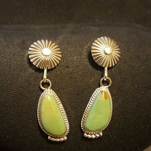 Beautiful Turquoise and Silver Earrings