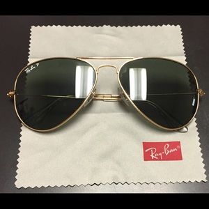 Ray-Ban Polarized Aviator Sunglasses