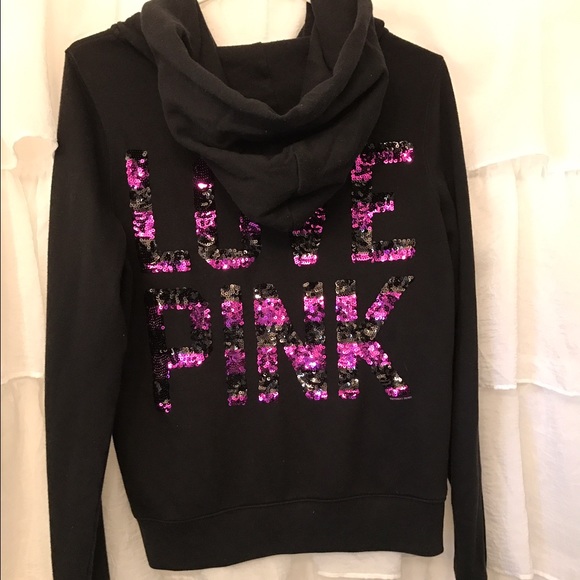 Victoria's Secret PINK Sequined Hoodie