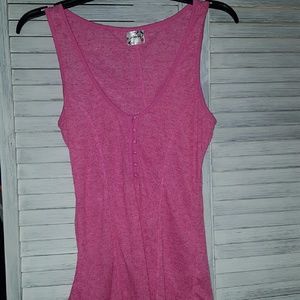 Free People pink tank top workout or night out