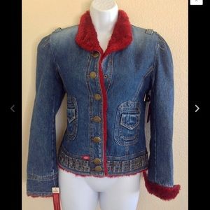 Aziza Denim Jean Jacket NWT B14