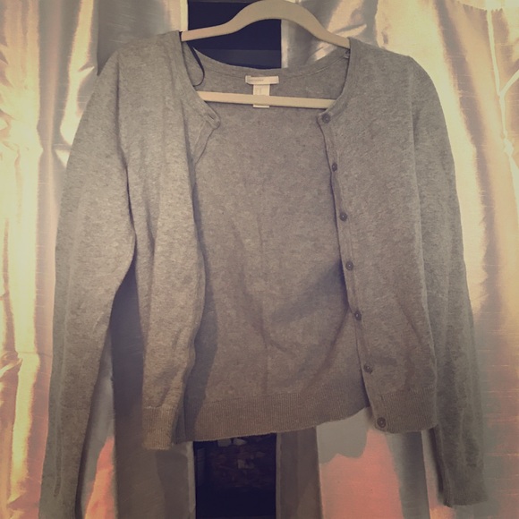 H&M Heather Grey Cardigan