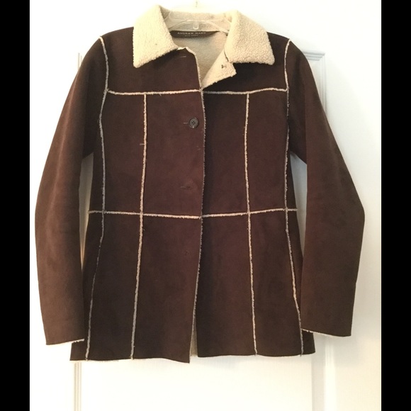 Andrew Marc Girl's Suede Jacket
