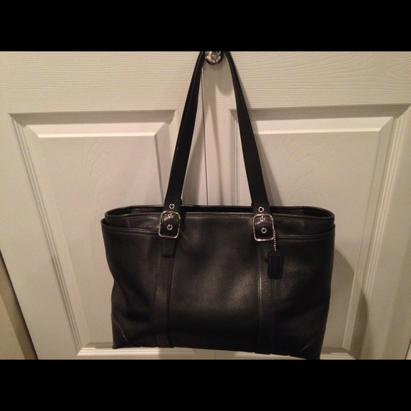 Coach Leather Diaper Bag