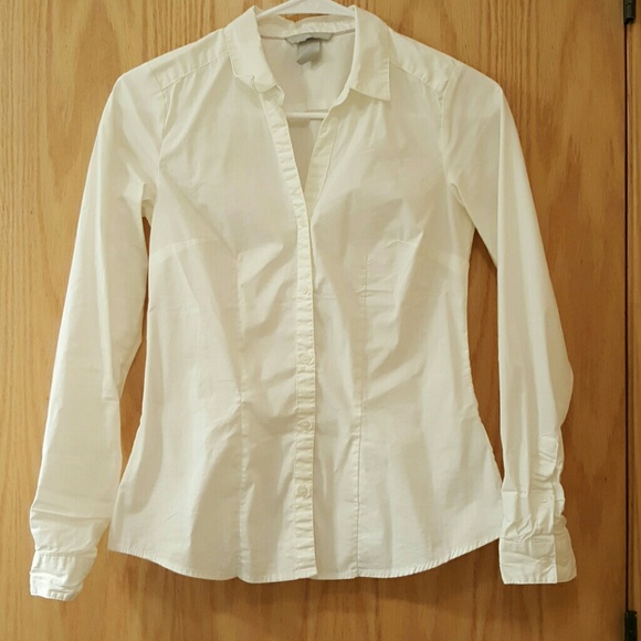 White button down