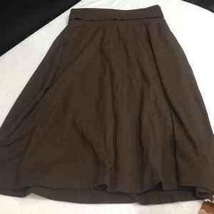 Lands End Versatile Brown skirt