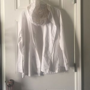 White chef jacket and hat