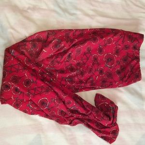 LuLaRoe TC Red Bicycle Leggings