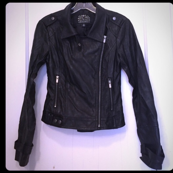 Black noir leather jacket