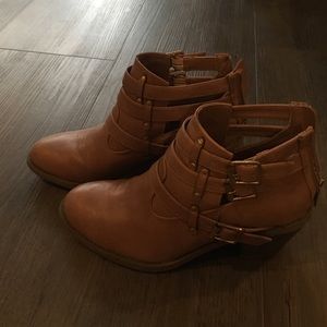 Brown booties