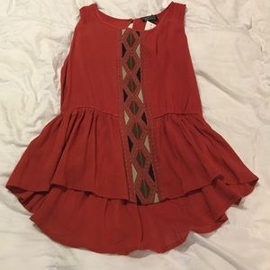 Papermoon burnt orange top