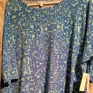1 hour sale Lularoe Irma 2xl light blue