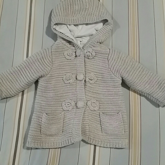 Sweater jacket button up