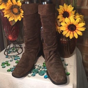 Brown Suede Boots