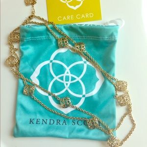 Kendra Scott Gold Nemera long necklace