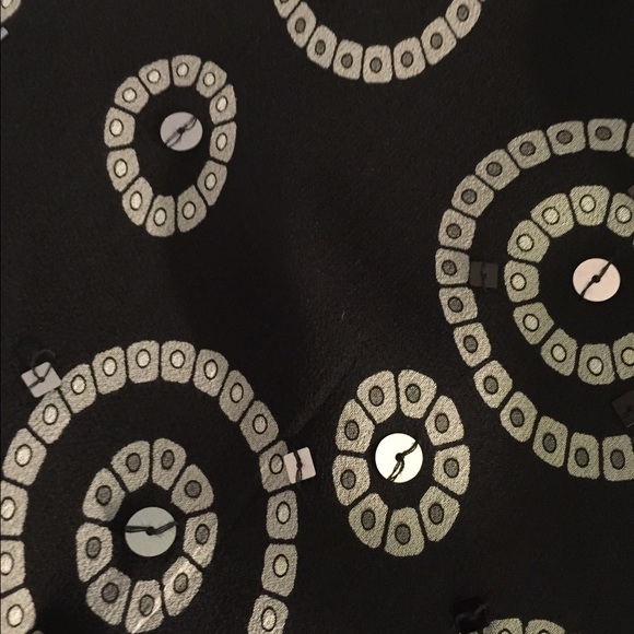 Black and grey silk skirt.CLOSET CLOSING 8/1 - Picture 2 of 3