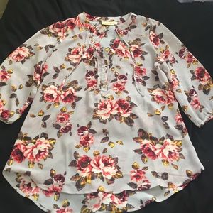 Princess Vera Wang Peasant Blouse