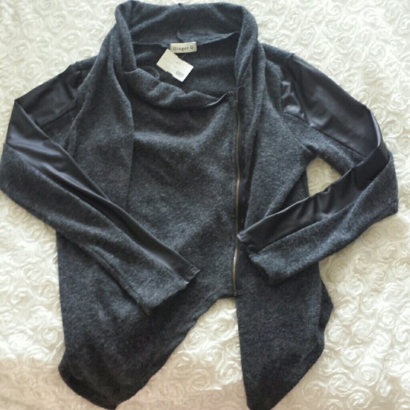 Ginger G Side zipper sweater jacket