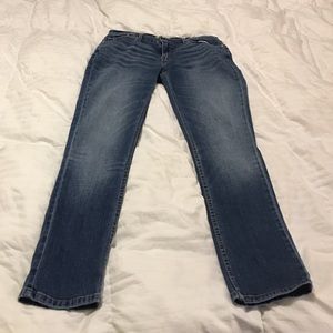 Levi 524 skinny jeans