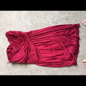 Express red dress