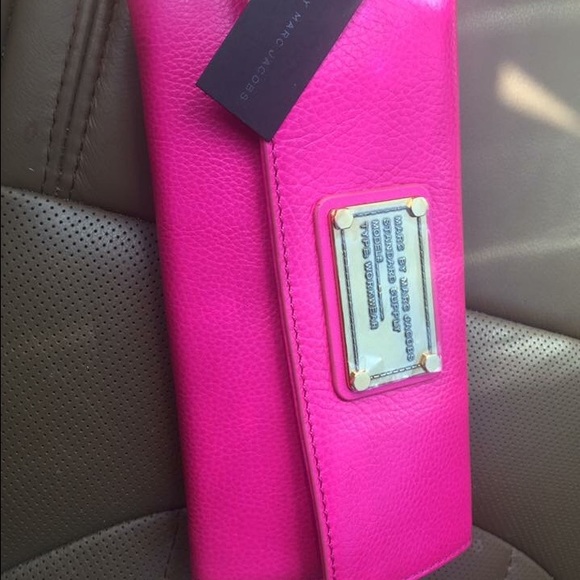 Brand new pink leather wallet