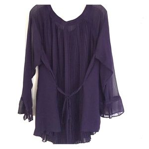 Flirty Purple Blouse