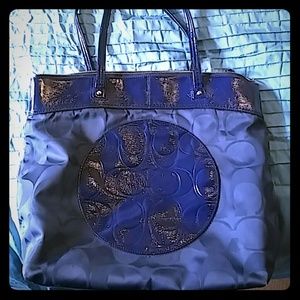 COACH NAVY LAURA BAG "Offers welcomed"