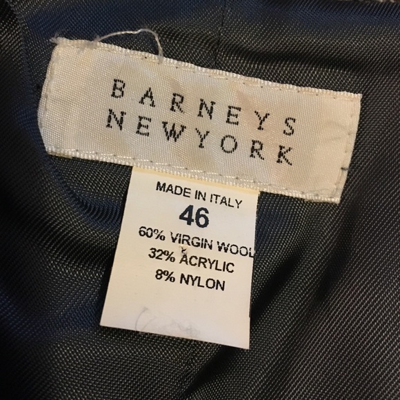 Barneys Wool Blazer Coat View 2