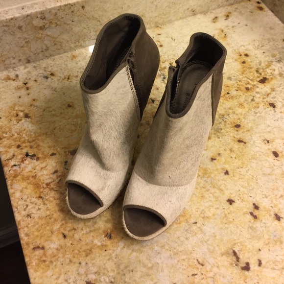 Rachel Roy open toe Ankle Booties with spike heel